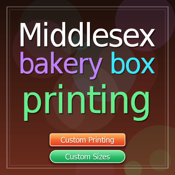 Middlesex bakery box printing
