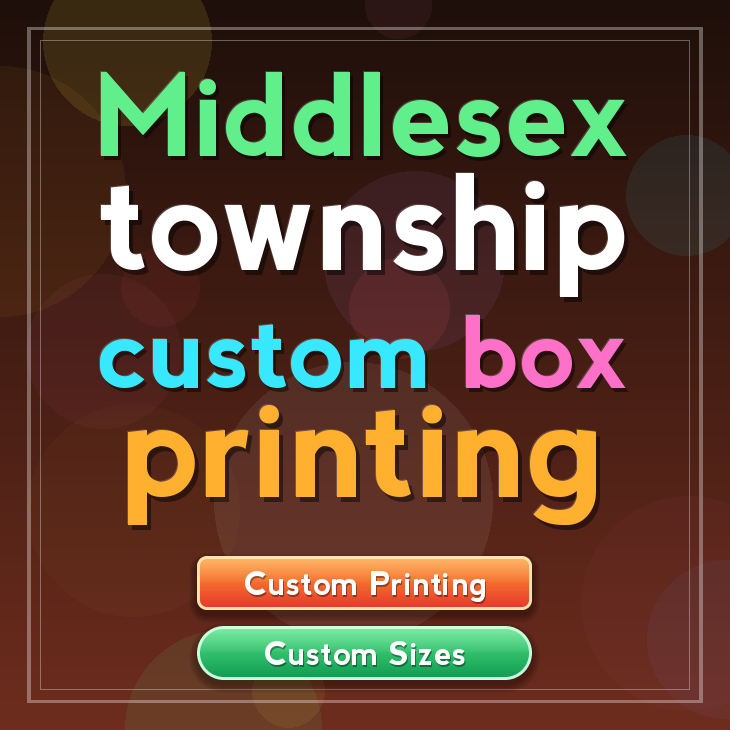 Middlesex township custom box printing