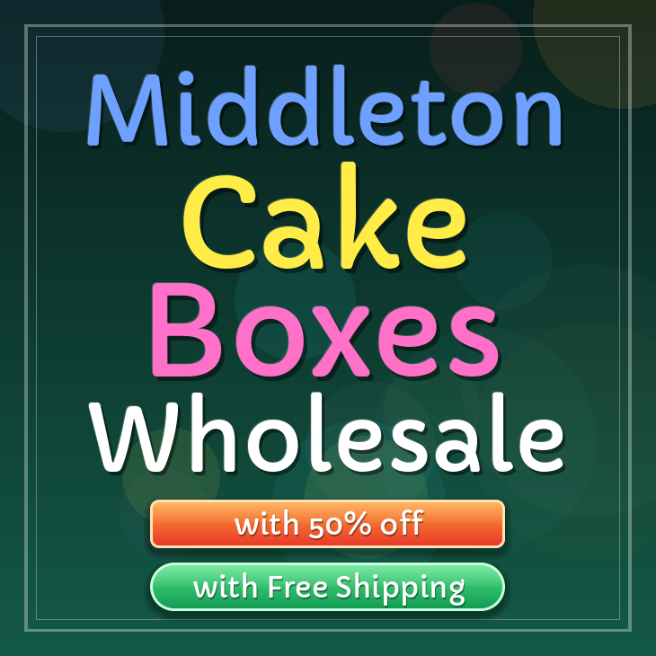 Middleton cake boxes