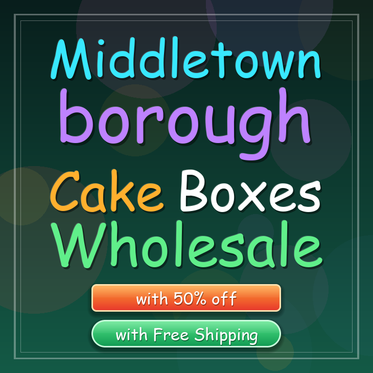 Middletown Borough cake boxes