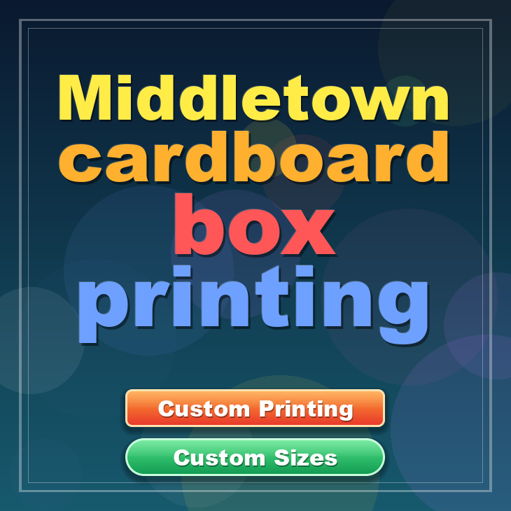 Middletown cardboard box printing