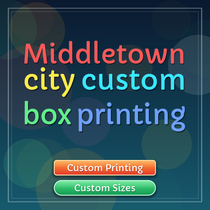 Middletown city custom box printing