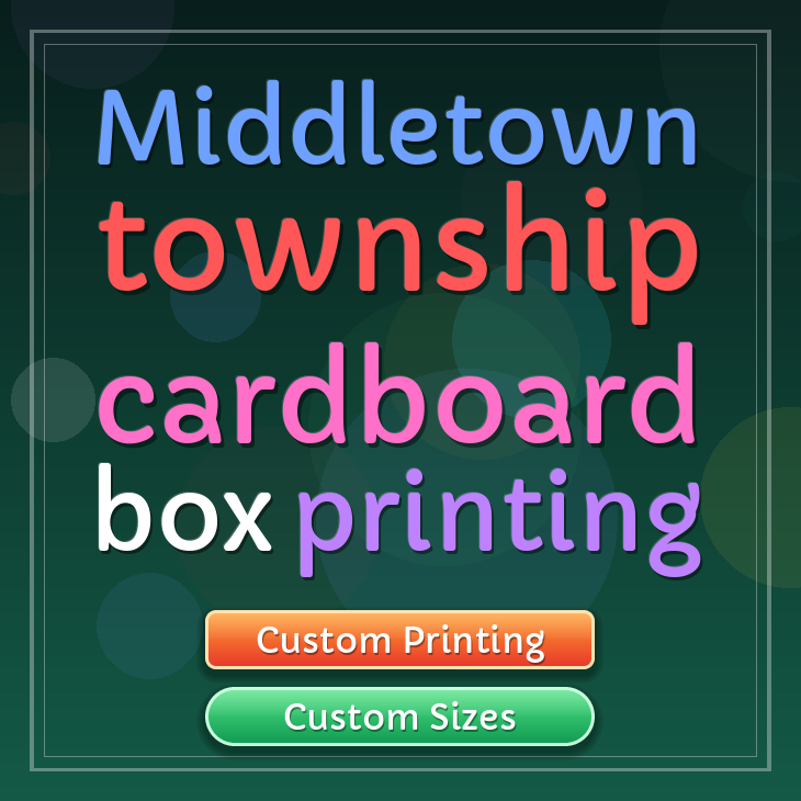 Middletown township cardboard box printing