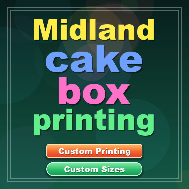 Midland cake box printing