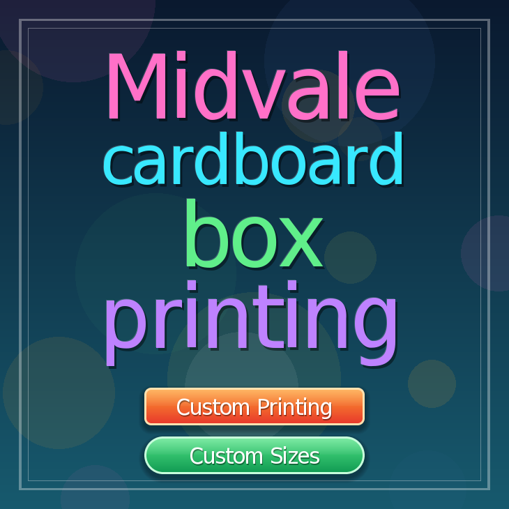 Midvale cardboard box printing