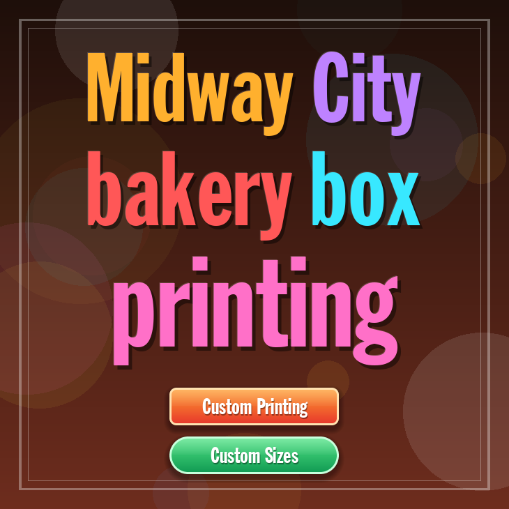 Midway City bakery box printing