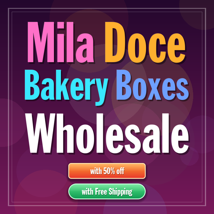 Mila Doce bakery boxes