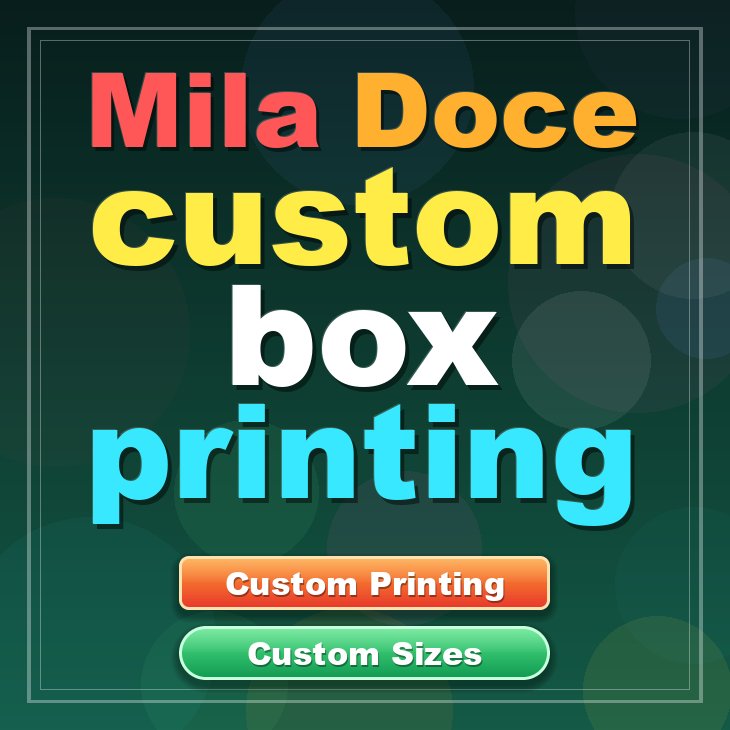 Mila Doce custom box printing