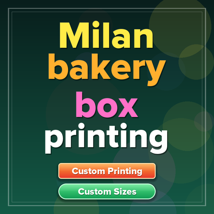 Milan bakery box printing