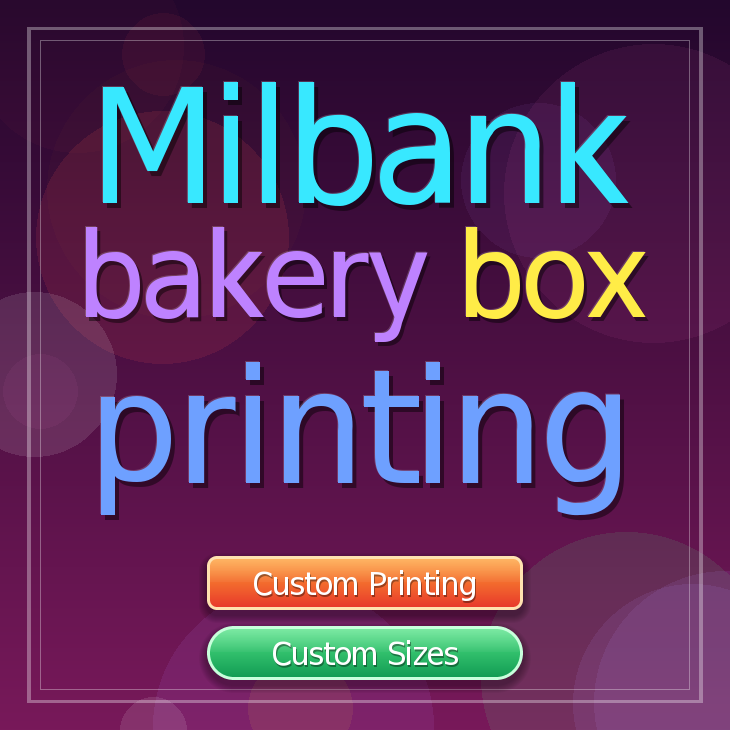 Milbank bakery box printing