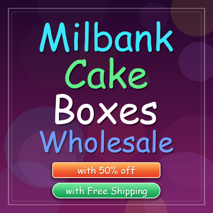 Milbank cake boxes
