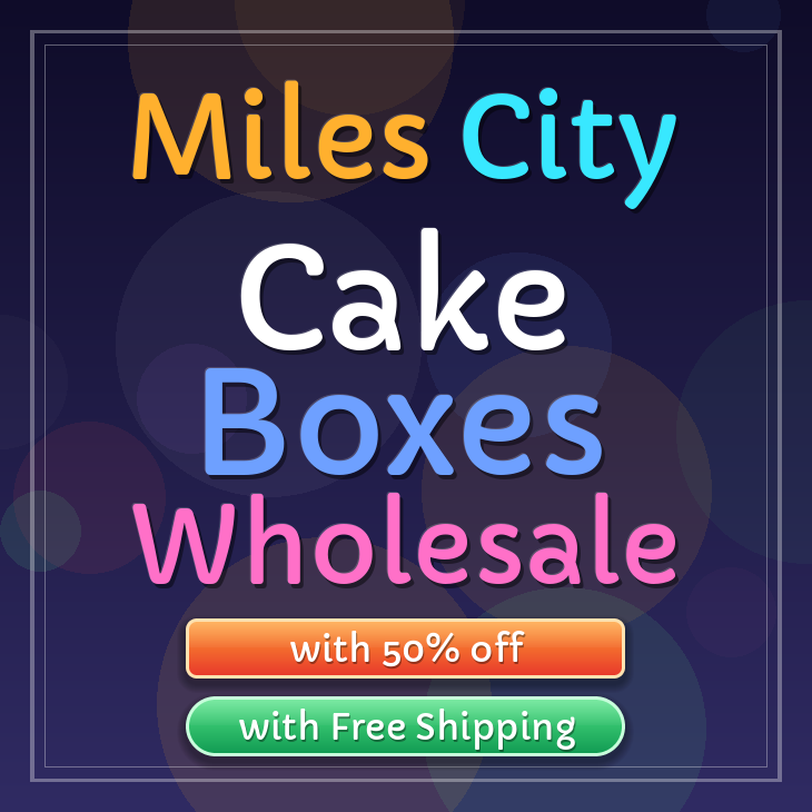 Miles City cake boxes