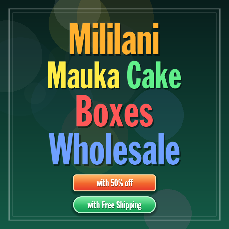 Mililani Mauka cake boxes