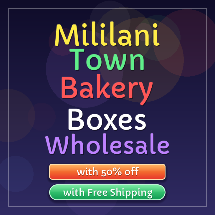 Mililani Town bakery boxes