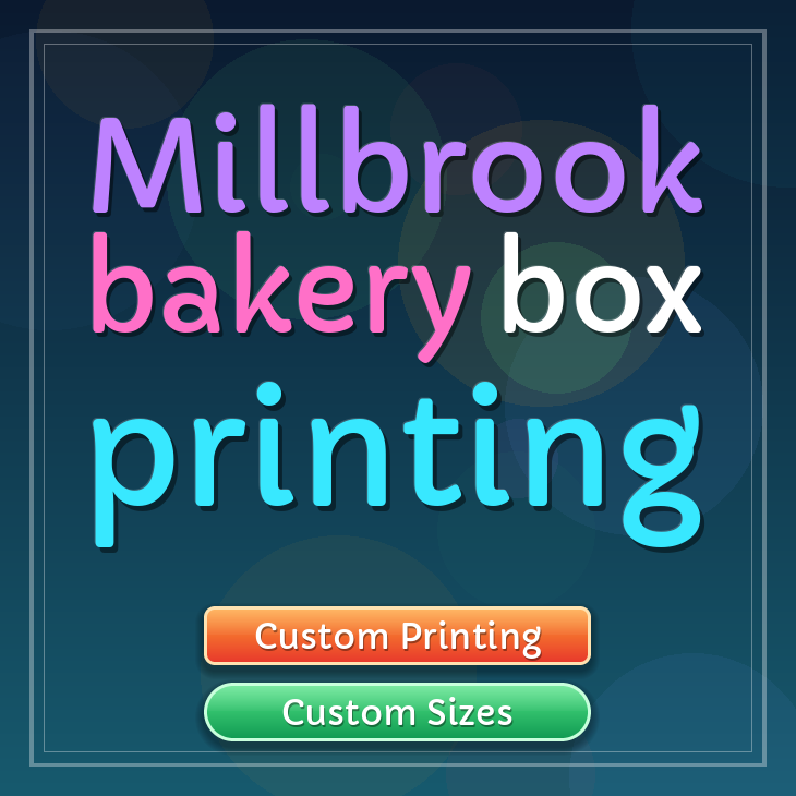 Millbrook bakery box printing