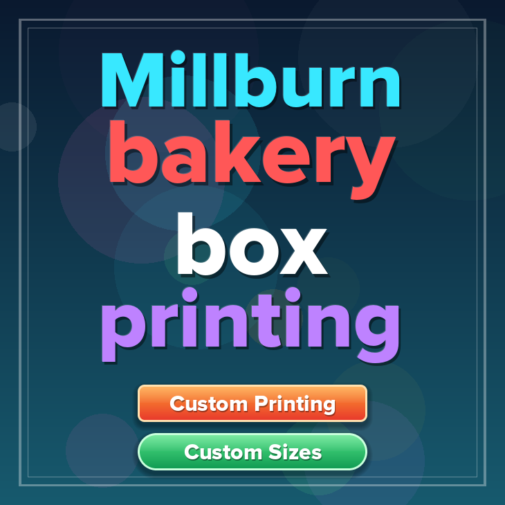 Millburn bakery box printing