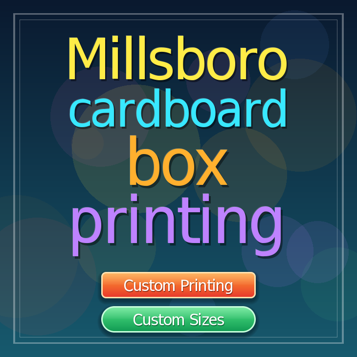Millsboro cardboard box printing