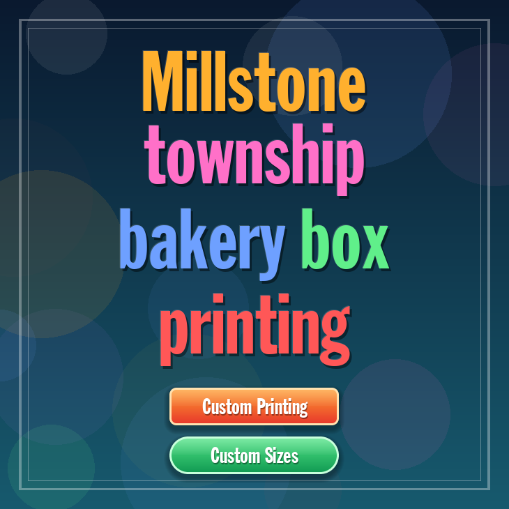 Millstone Township bakery box printing