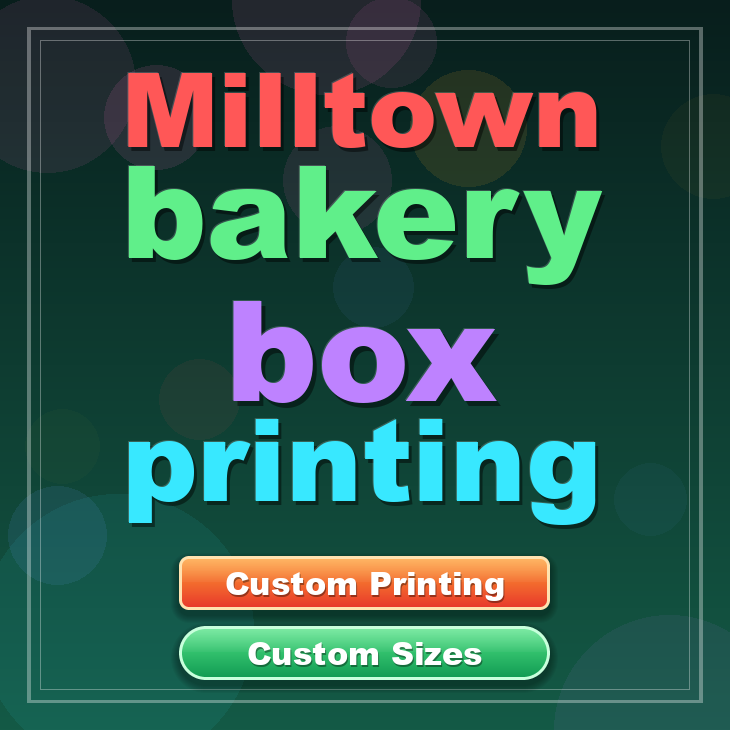 Milltown bakery box printing