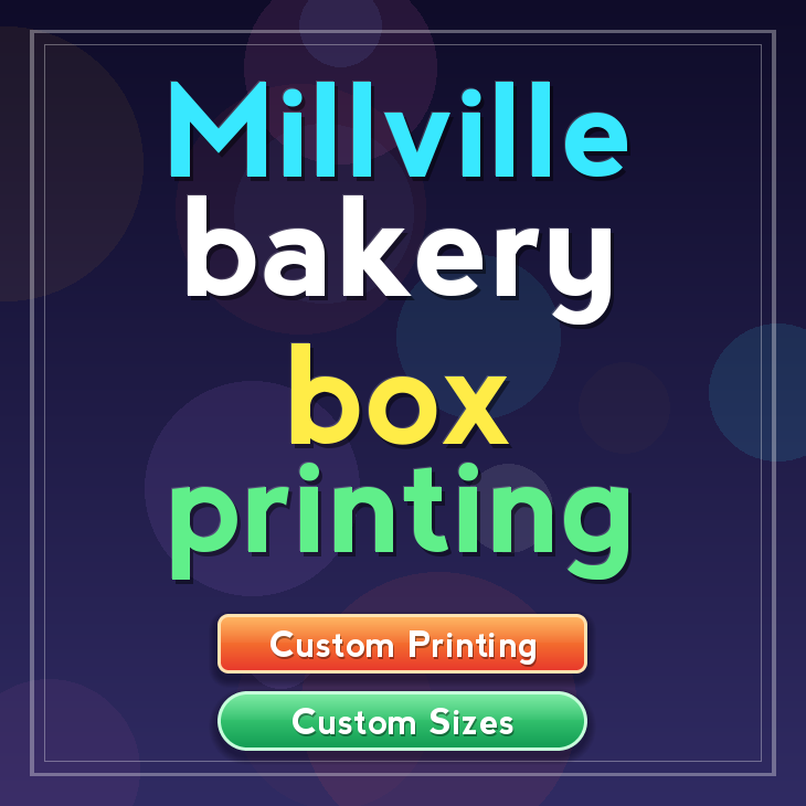 Millville bakery box printing