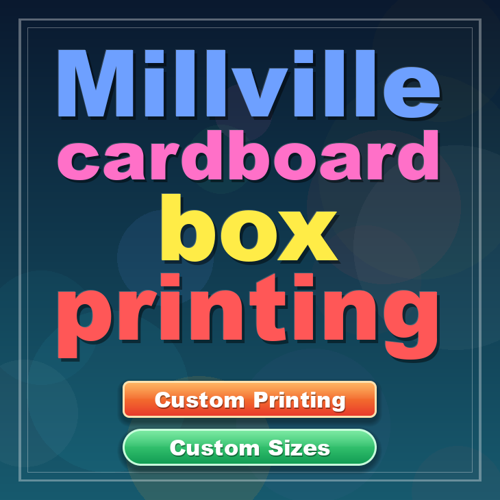 Millville cardboard box printing