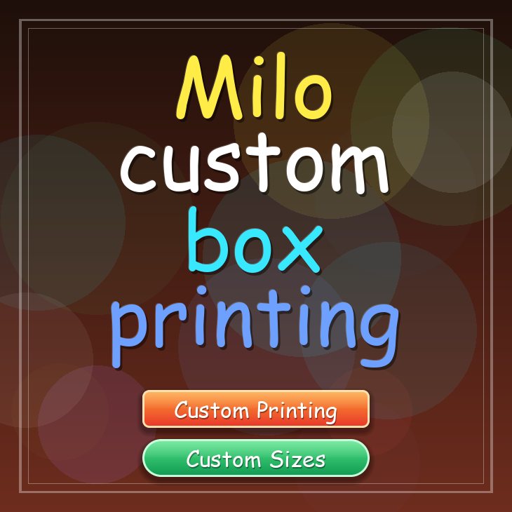 Milo custom box printing