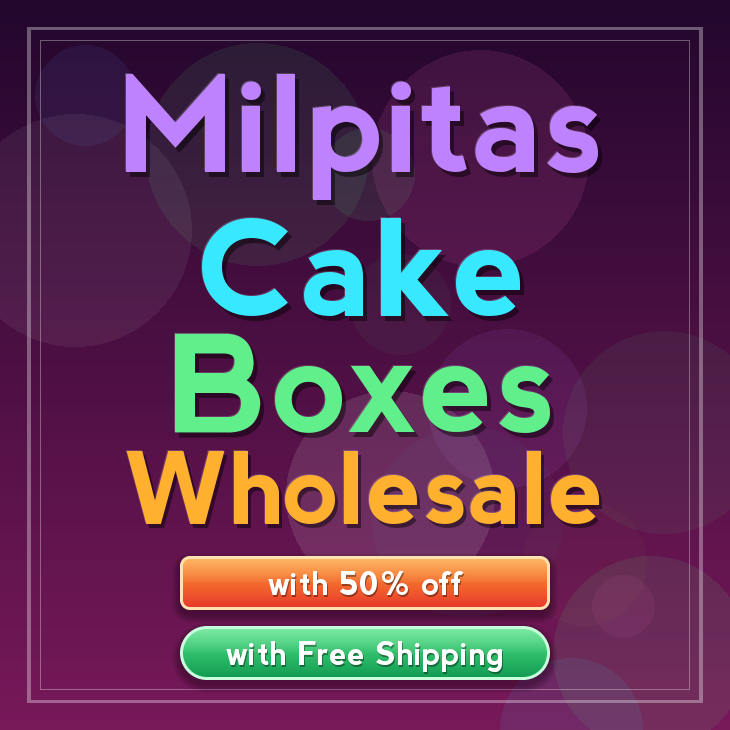 Milpitas cake boxes