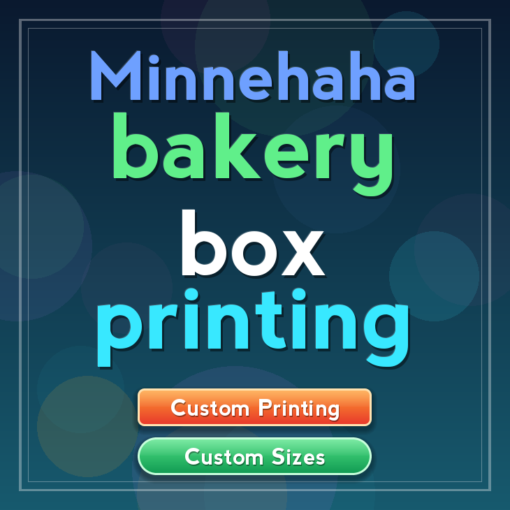 Minnehaha bakery box printing