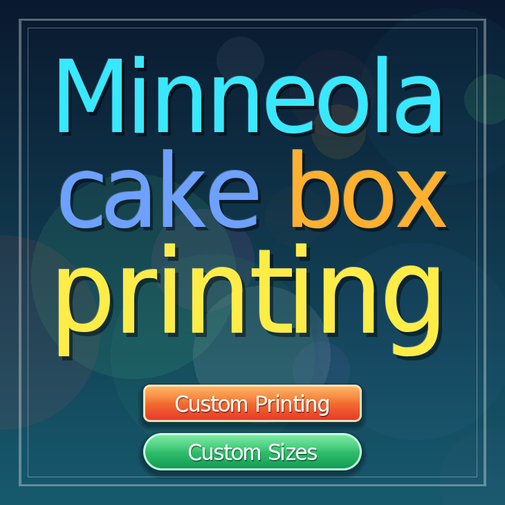 Minneola cake box printing