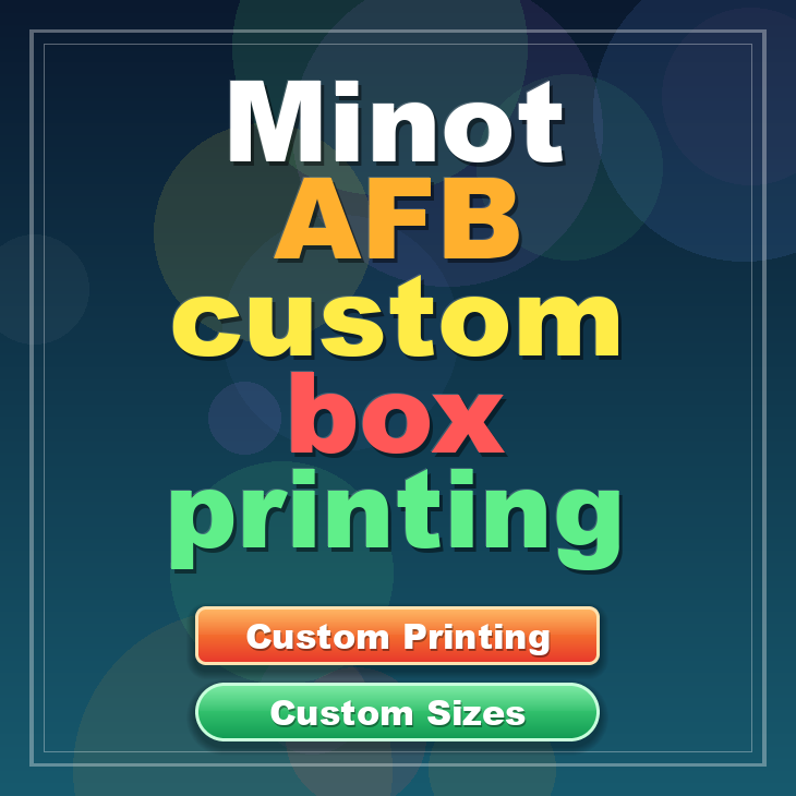 Minot AFB custom box printing