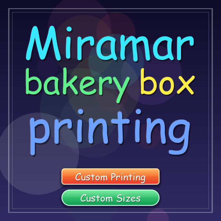 Miramar bakery box printing