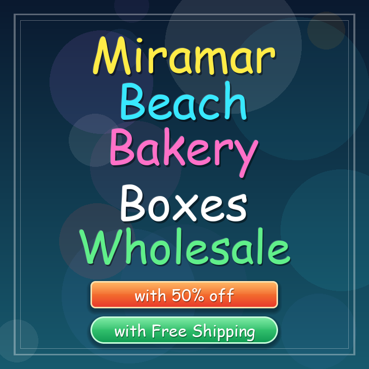 Miramar Beach bakery boxes