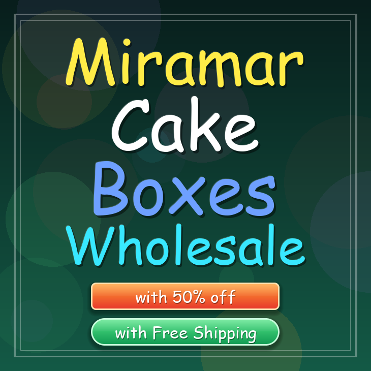 Miramar cake boxes