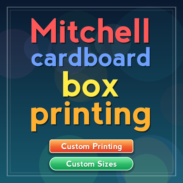 Mitchell cardboard box printing