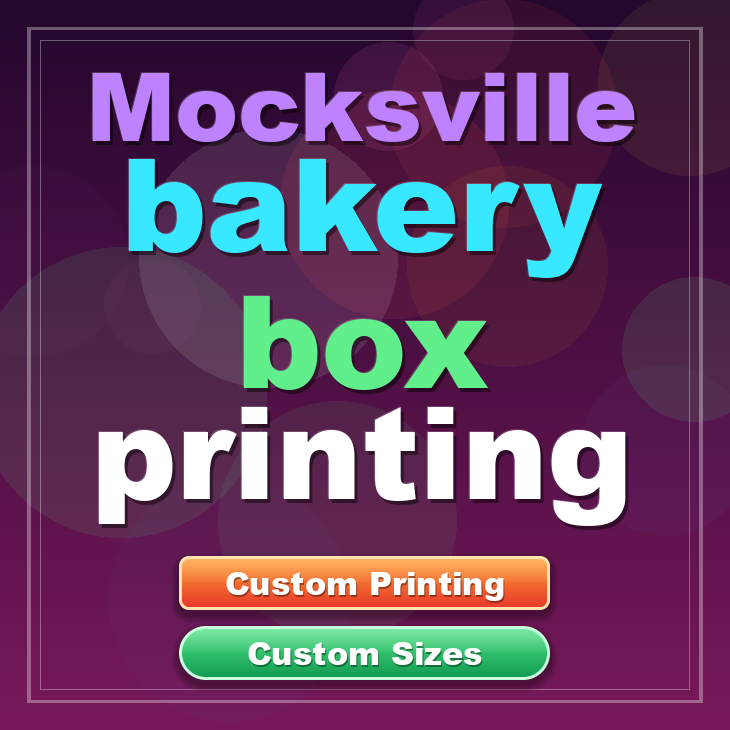 Mocksville bakery box printing