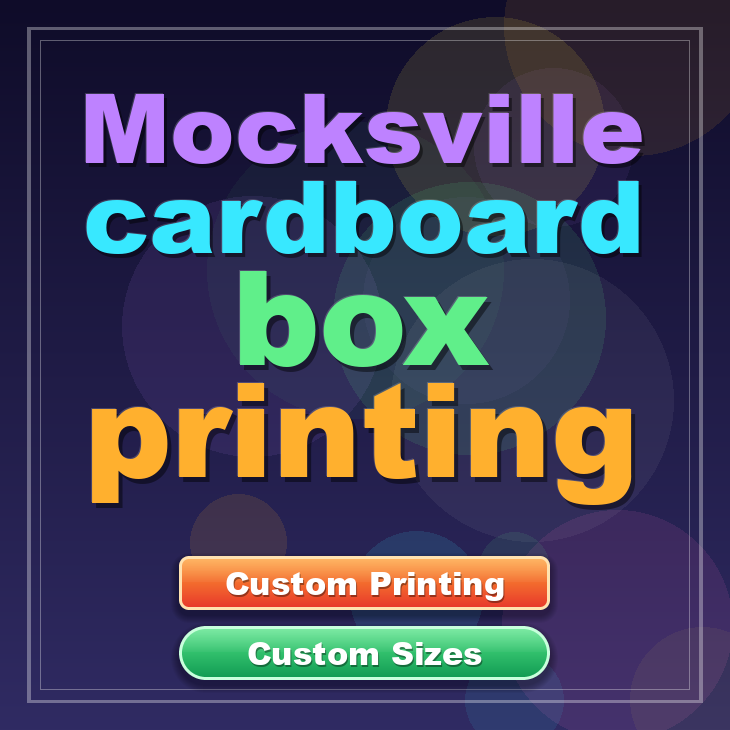 Mocksville cardboard box printing