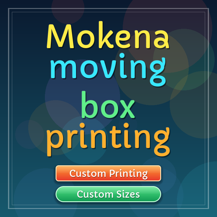 Mokena moving box printing
