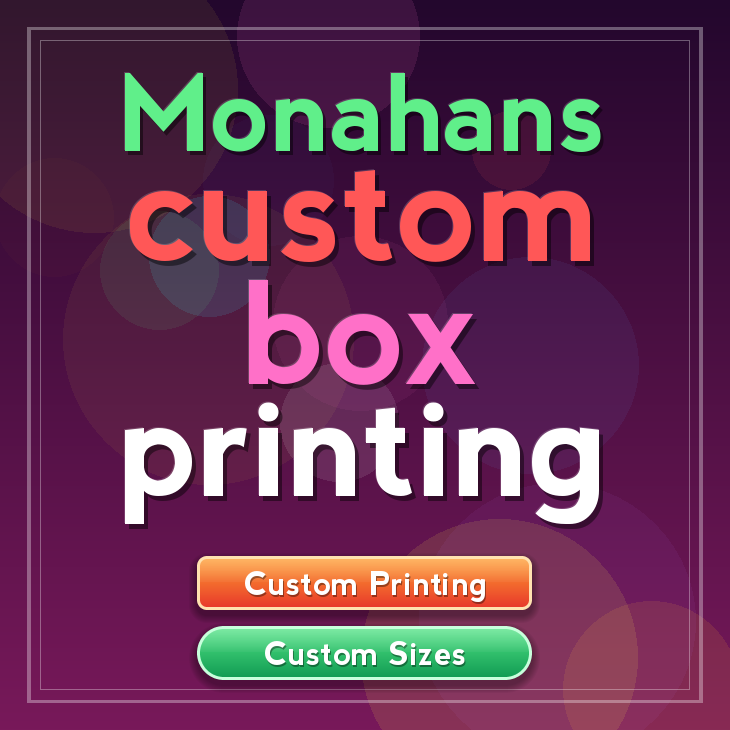 Monahans custom box printing