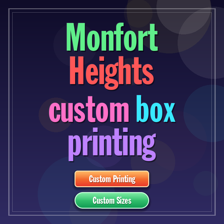 Monfort Heights custom box printing