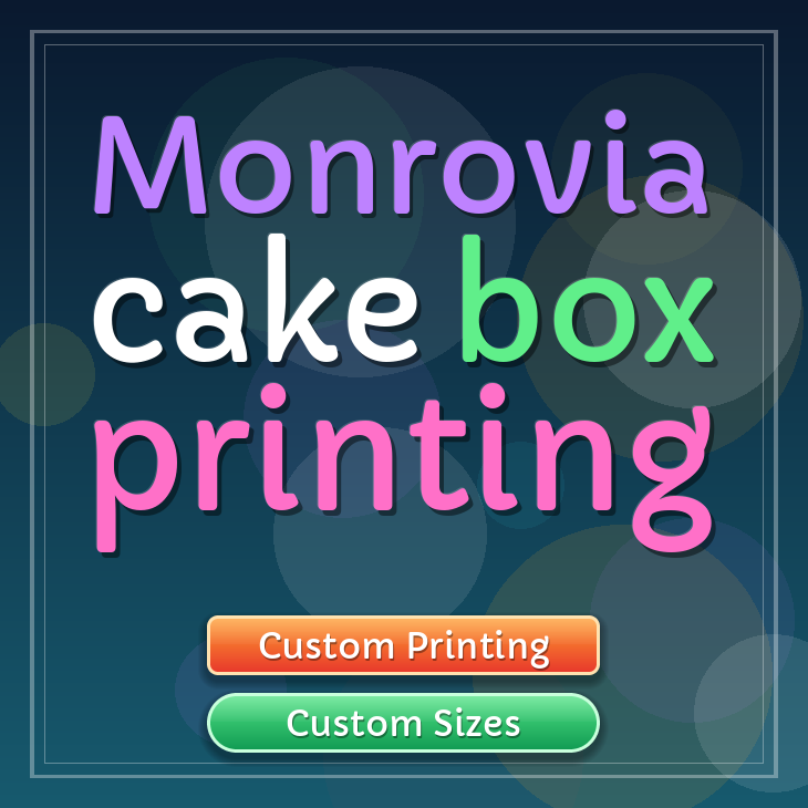 Monrovia cake box printing