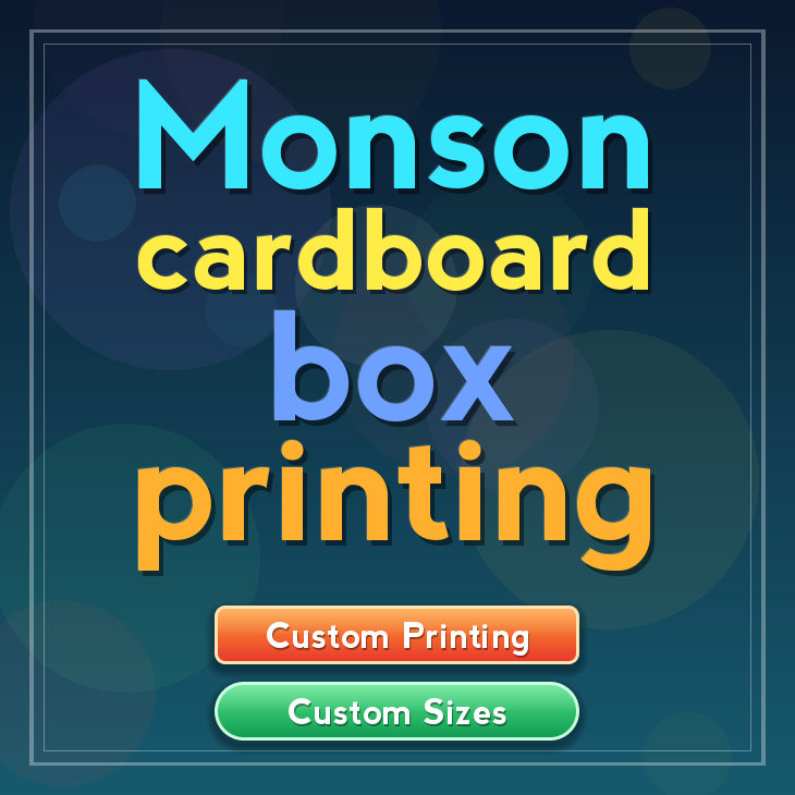 Monson cardboard box printing