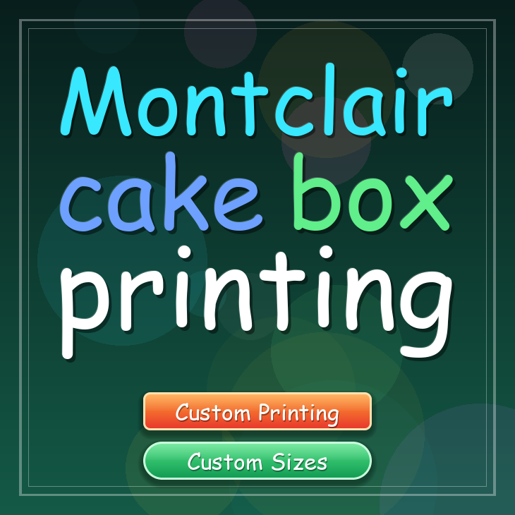 Montclair cake box printing