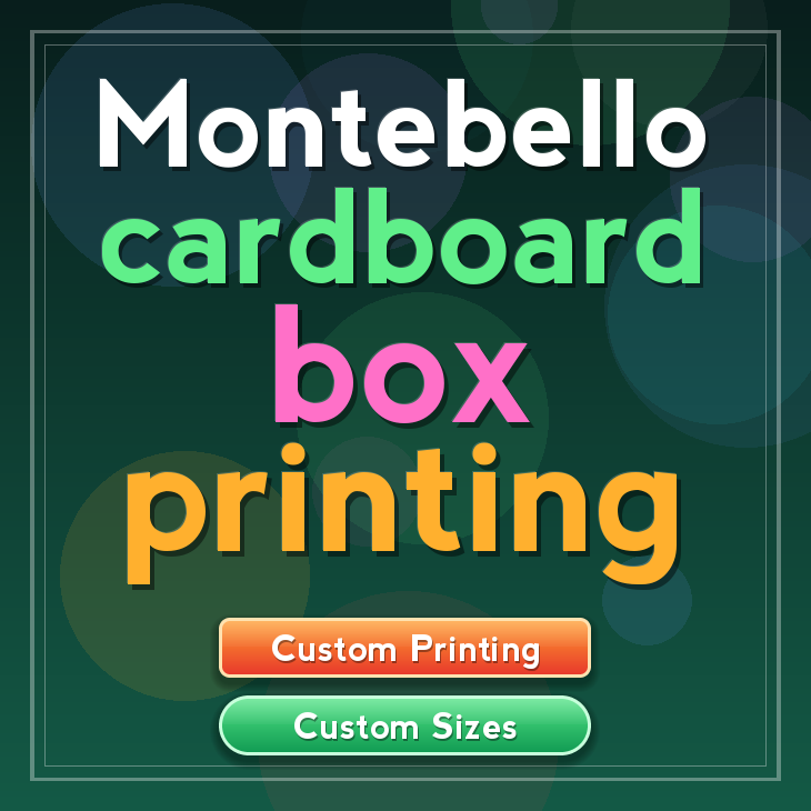 Montebello cardboard box printing