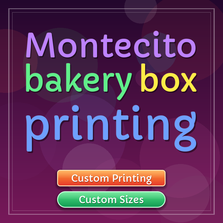 Montecito bakery box printing
