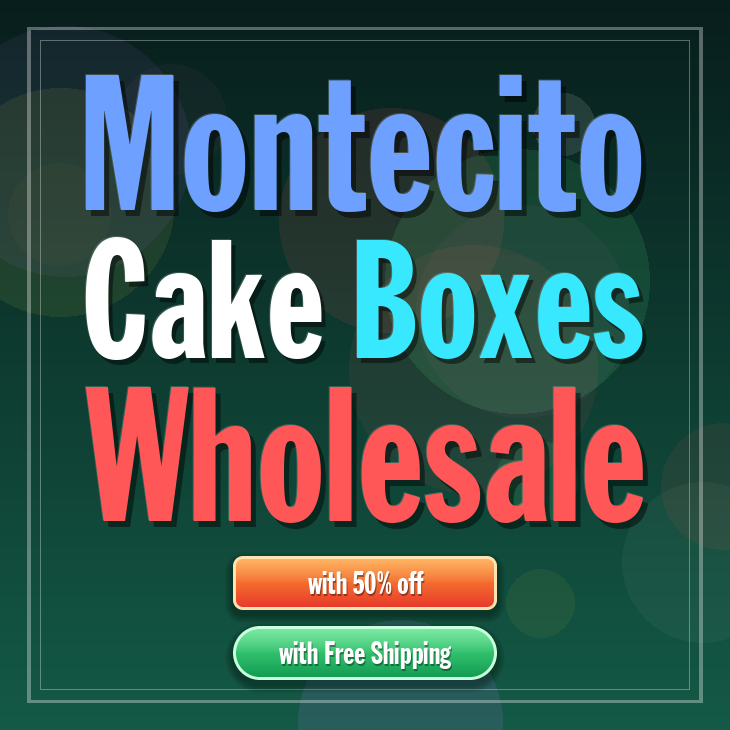 Montecito cake boxes