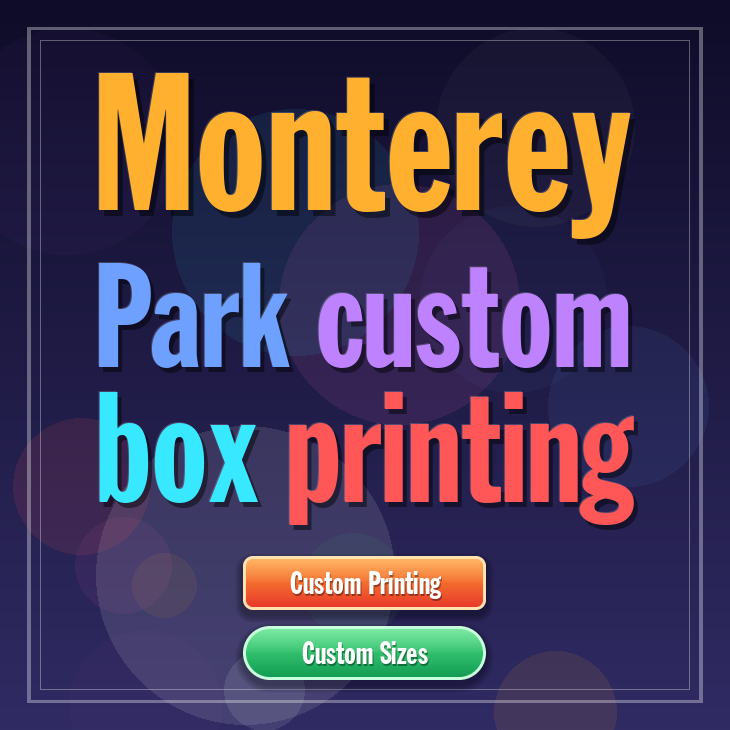 Monterey Park custom box printing