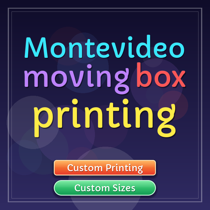 Montevideo moving box printing