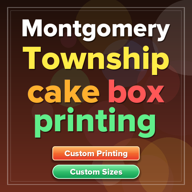 Montgomery Township cake box printing