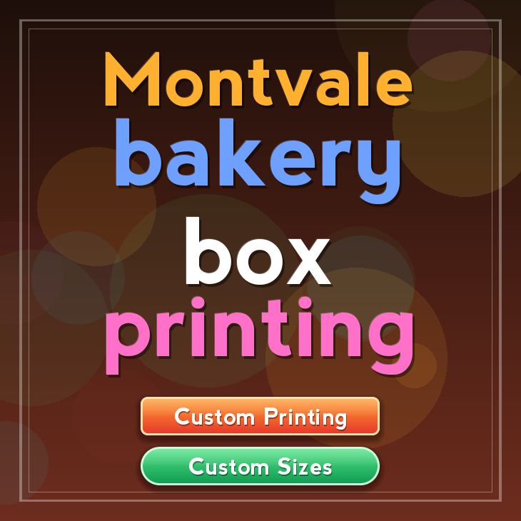 Montvale bakery box printing