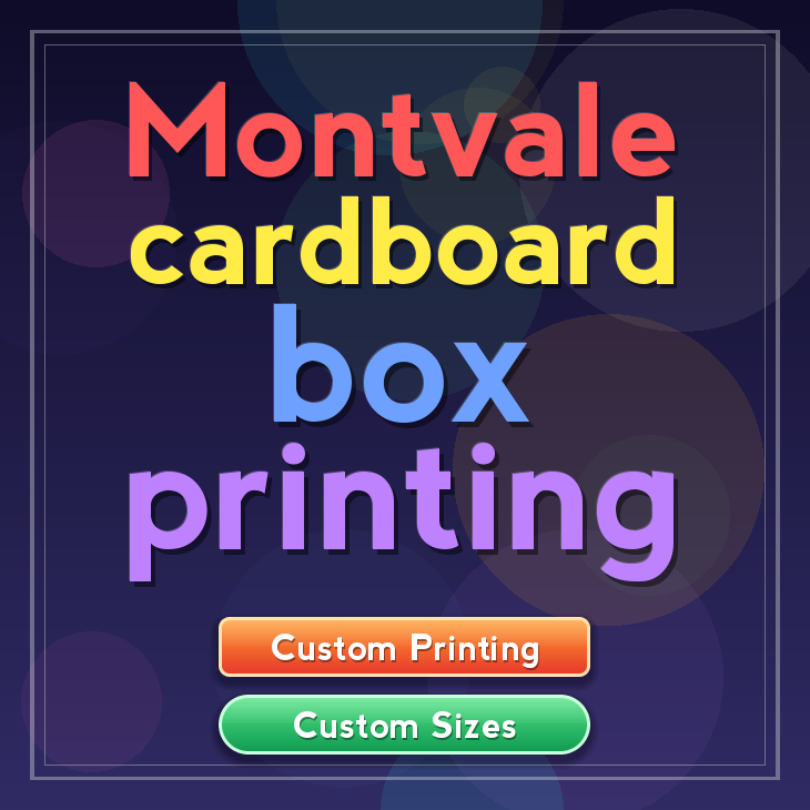 Montvale cardboard box printing